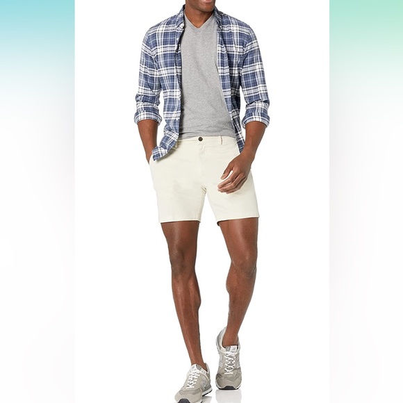 NWT Goodthreads Slim-Fit 7" Flat-Front Comfort Stretch Chino Short - Picture 4 of 6